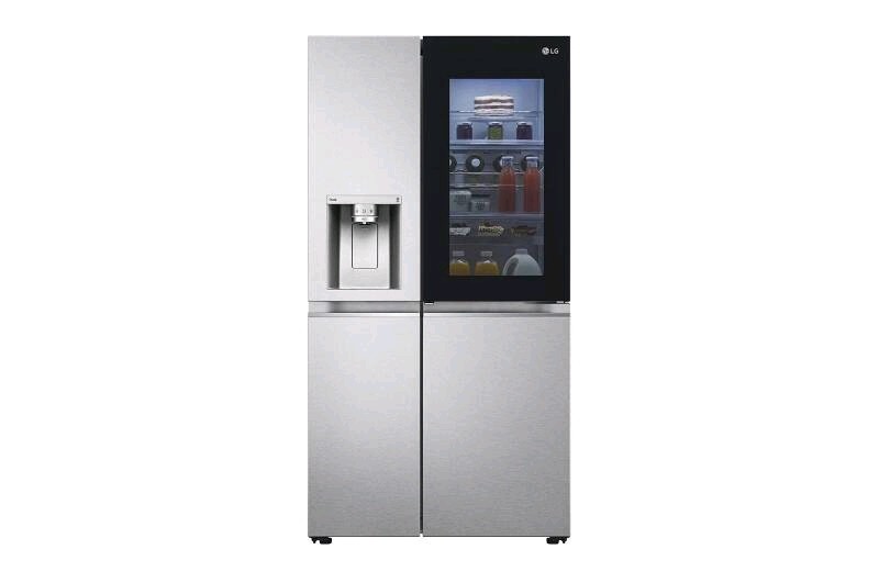 LG GSXD91MBAE Metal Sorbet - Side-by-Side mit InstaView Door-in-Door, Eis-, Crushed Ice- und Wassers