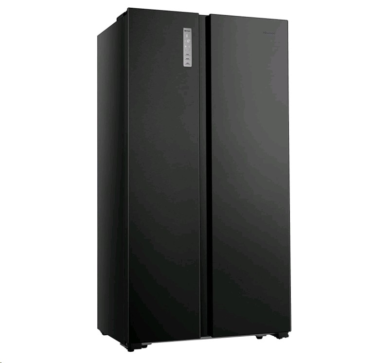 Hisense RS677N4BFD - Side by Side Kühl-Gefrierkombination mit Inverter-Kompressor, D
