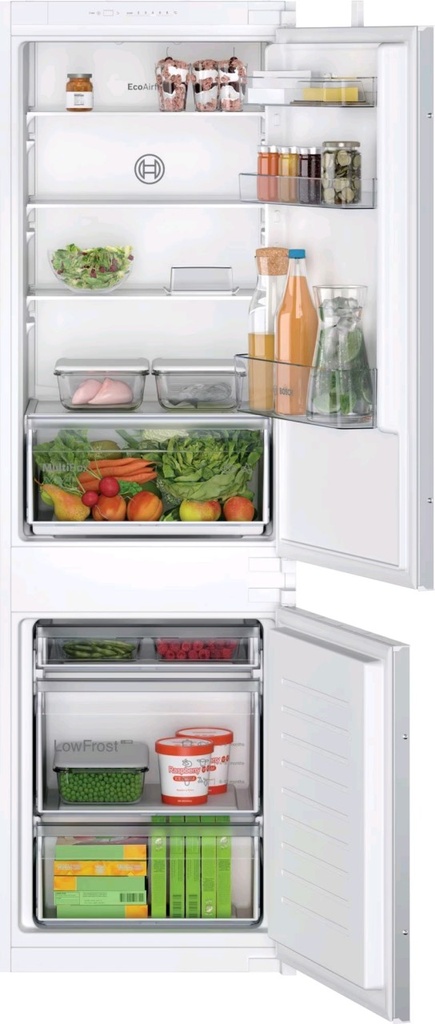 Bosch KIV865SE0 - Einbau-Kühlschrank, Serie 2, 177.20 cm, 267 l, Weiss, E